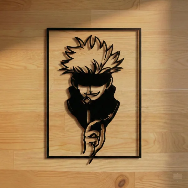 Satoru Gojo "Honored One" Minimalist Wall Decor