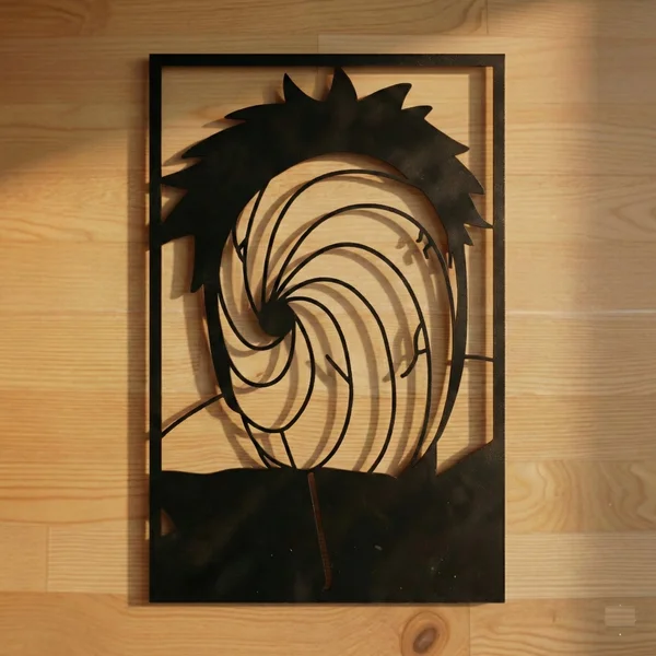 Obito Uchiha "The Masked Man" Minimalist Wall Decor