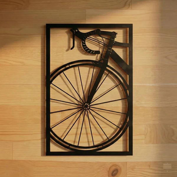 Road Bike "Velocity" Minimalist Wall Decor
