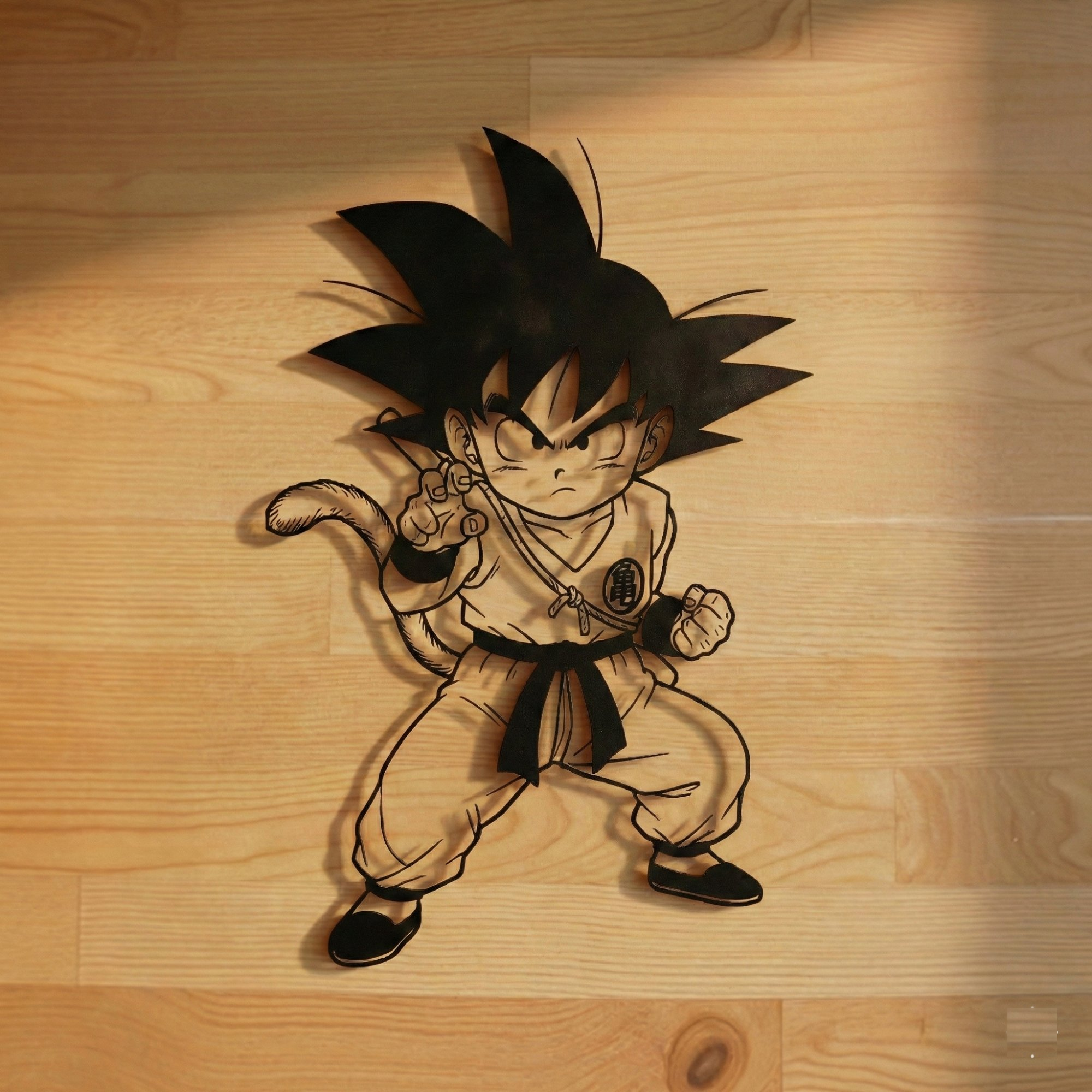 Kid Goku "Flying Nimbus" Era Minimalist Wall Decor