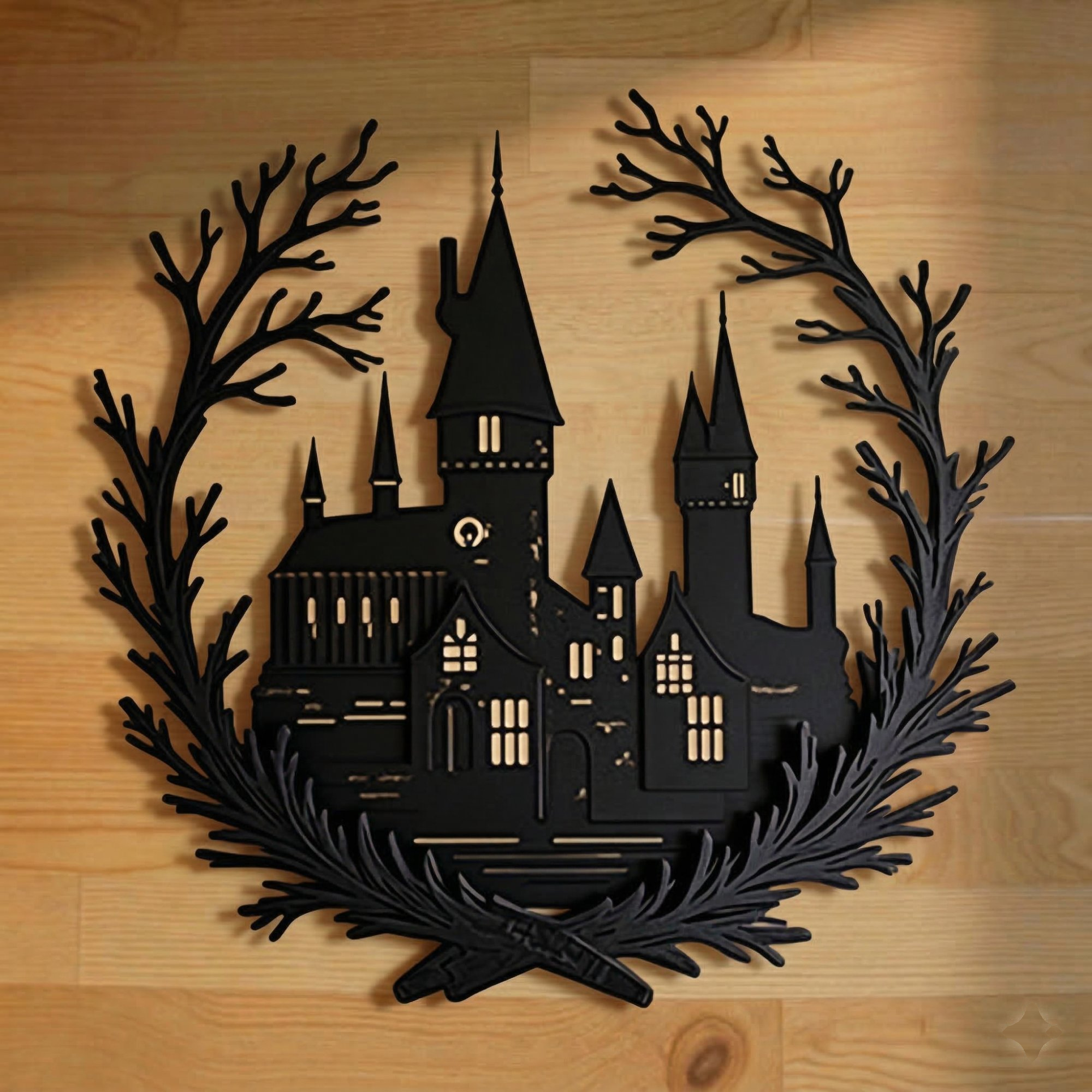 Fantasy Castle Cutout Art