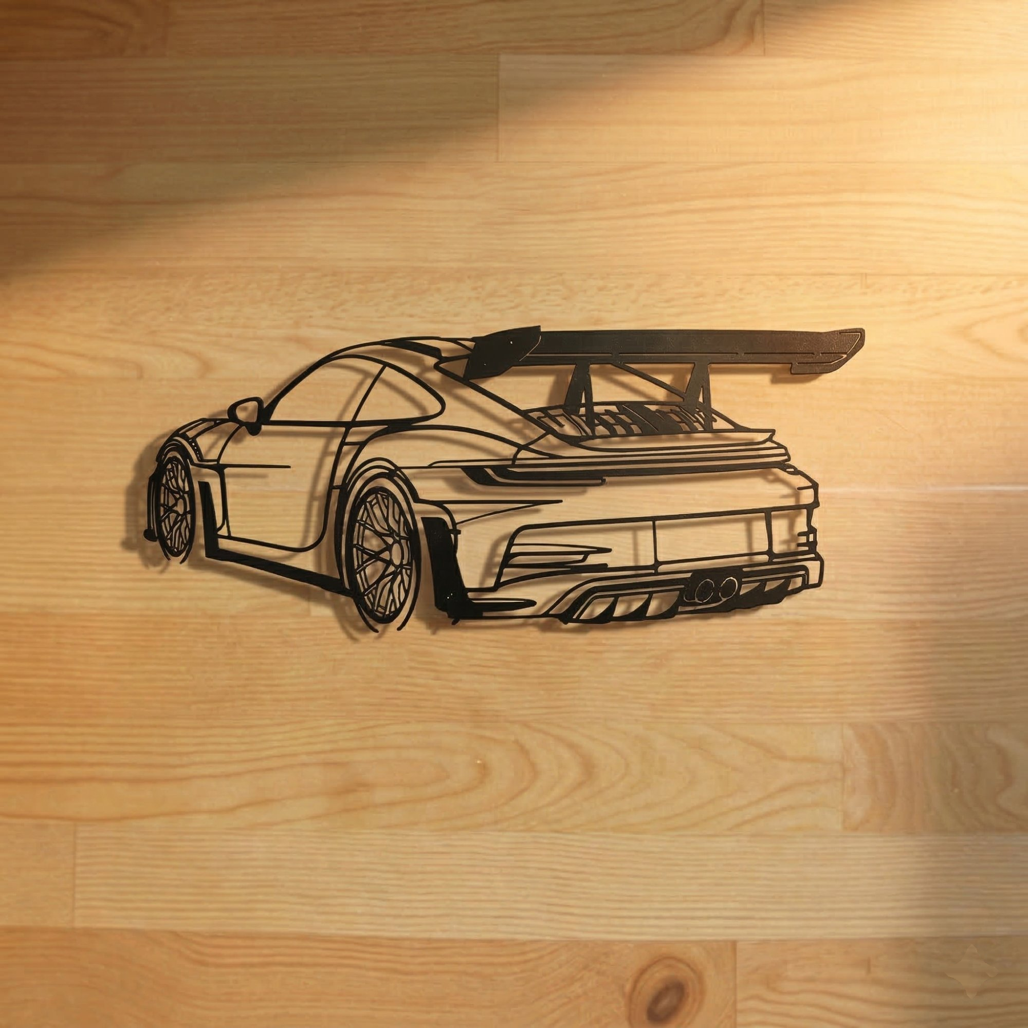 German Sports Car Rear Profile