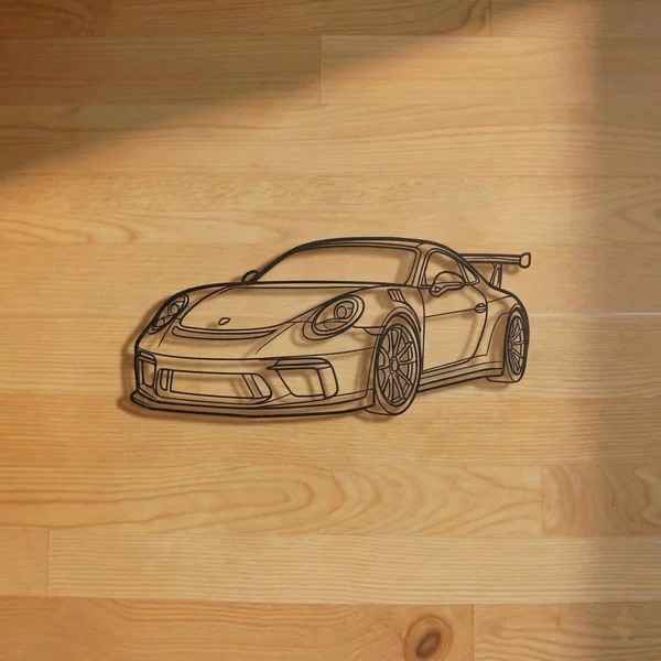 German Supercar 3D Metal Art