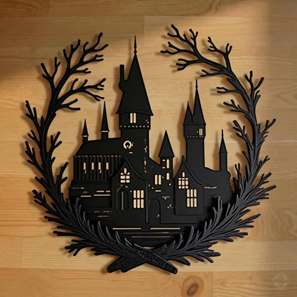 Fantasy Castle Cutout Art